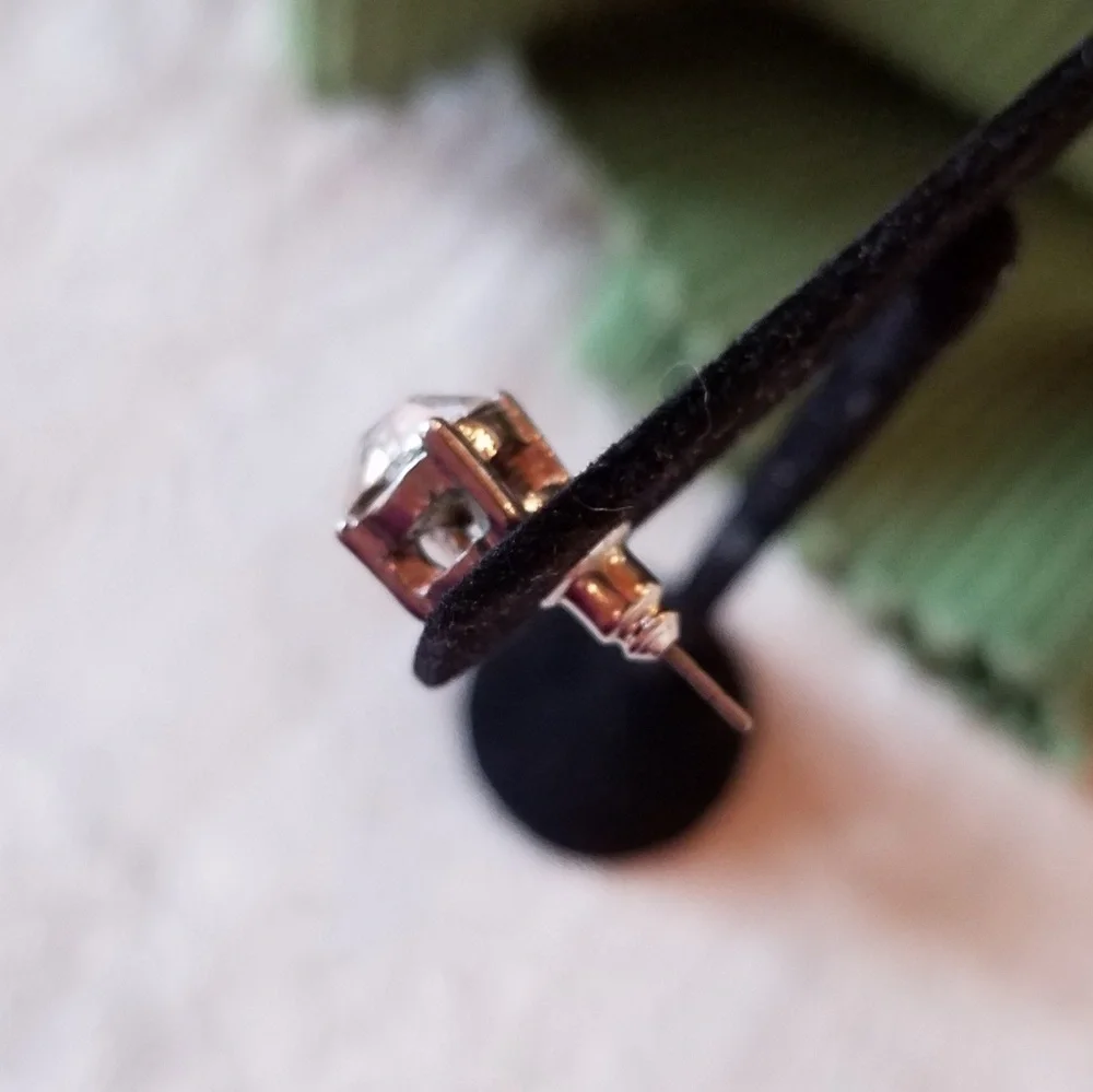 Cz Post Earrings